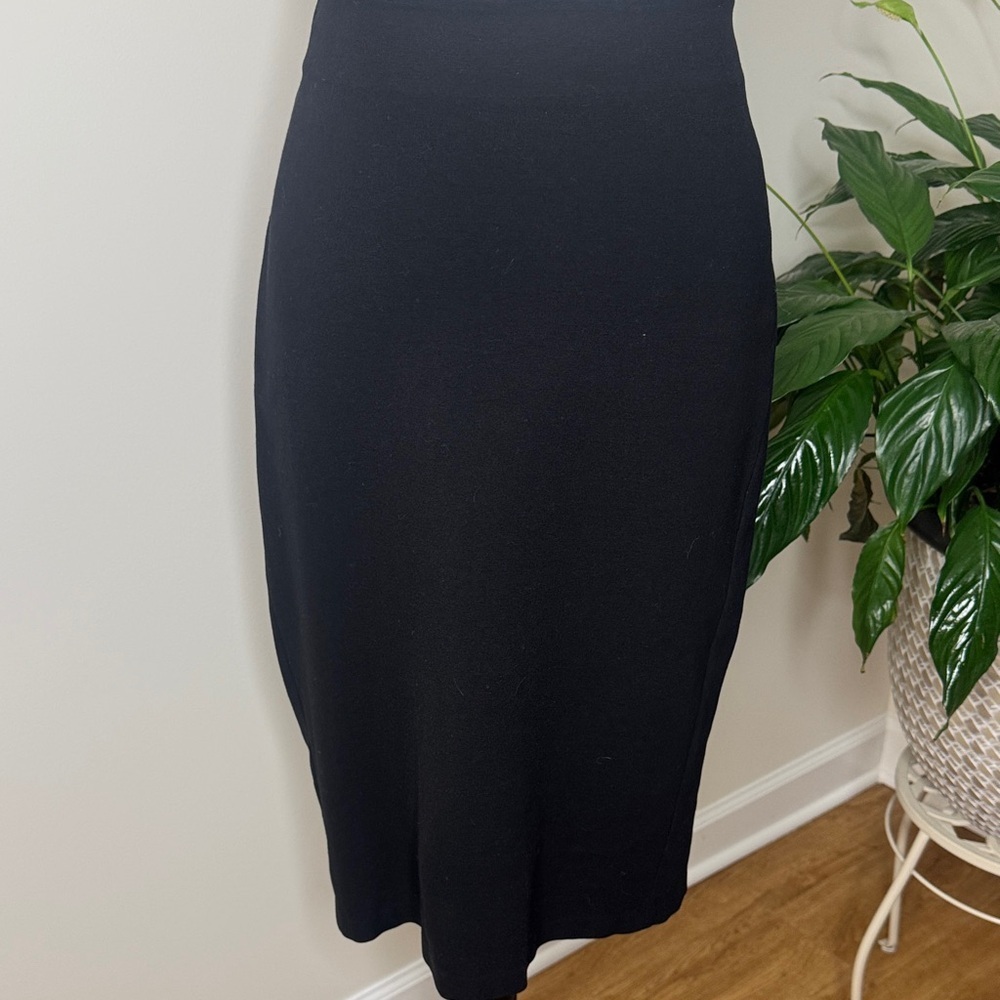 Vince Camuto Black Stretch Pencil Skirt